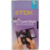 Adaptador Para Fita Vídeo Cassete Vhs-c Automático Tdk comprar usado  Brasil 