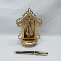 Oratório Pequeno Dourado Madeira  18x12x9,5cm 220g comprar usado  Brasil 