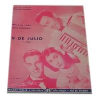 Usado, Partitura Nove De Julio Tango Jose L. Padula 1942 * comprar usado  Brasil 