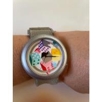 Relógio Feminino Redondo Colorido Dados Importado Lindo comprar usado  Brasil 