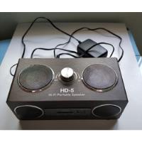Caixa De Som Hd-5 Hi-fi Portable Espeaker Entrada Usb, usado comprar usado  Brasil 