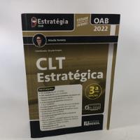Livro Clt Estratégica 3 Edição Oab 2022 Editora Rideel K421 comprar usado  Brasil 
