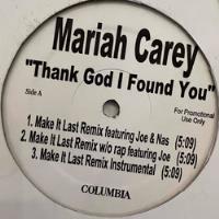 Usado, Mariah Carey - Thank God I Found You - 12'' Single Promo Us comprar usado  Brasil 