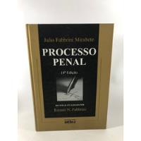 Livro Processo Penal 18 Edição Julio Fabbrini Mirabete Jurídica Atlas K358 comprar usado  Brasil 