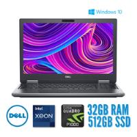 Notebook Dell 7530 - Xeon E2176 32gb Ddr4 512ssd Funcionando comprar usado  Brasil 