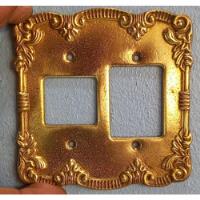 Espelho Parede Bronze Interruptores/tomadas Antigo comprar usado  Brasil 
