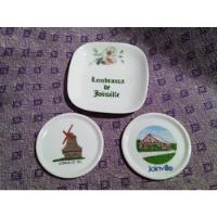 Lote 3 Pires Souvenirs Joinville / Sc - Porcelana comprar usado  Brasil 