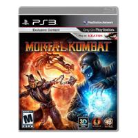 Mortal Kombat Ps3 Mídia Física Original Play 3 Sony Blu Ray comprar usado  Brasil 
