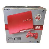 Console Playstation 3 Ps3 Vermelho Edição Scarlat Red 320gb C/ 2 Controles - Completo! comprar usado  Brasil 