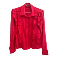 Usado, Camisa Sedosa Rosa Escuro Com Renda Da Santa Dondoca - Tam P comprar usado  Brasil 