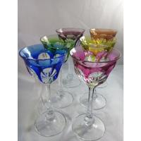 Conjunto De Taças Cristal Moser Coloridas Para Vinhos comprar usado  Brasil 