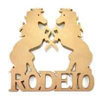 Escultura Mesa Parede Mdf Cavalo Rodeio Country Decoração comprar usado  Brasil 