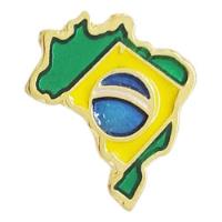 Kit 2 Pins/ Broches Mapa Do Brasil Bandeira, usado comprar usado  Brasil 