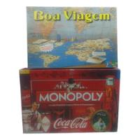 Jogo Tabuleiro Monopoly Coca-cola Hasbro E Boa Viagem Nig  comprar usado  Brasil 