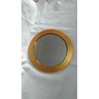 Espelho Redondo Decorativo Moldura Dourada Mdf - Usado , usado comprar usado  Brasil 
