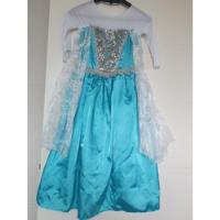 Vestido, Fantasia Elsa Estrela Do Gelo Frozen, Disney., usado comprar usado  Brasil 