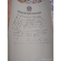 Autógrafo Original Presidente Wenceslau Braz 1916-leia comprar usado  Brasil 