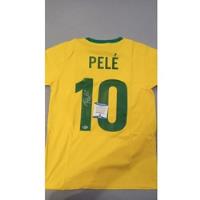 Camiseta Brasil Autografada Pelé Com Certificado  comprar usado  Brasil 
