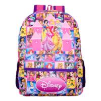 Usado, Mochila Escolar De Costa Infantil Princesas Disney Rosa Aula comprar usado  Brasil 