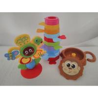 2 Brinquedo Para Bebês Para Empilhar E Com Luz E Sons Usados comprar usado  Brasil 