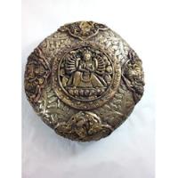 Escultura Mandala Em Bronze E Ouro  Tibetana Budista Antiga comprar usado  Brasil 