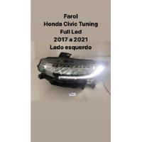 Farol Honda Civic Tuning 2017 18 19 20 2021 L/e Original comprar usado  Brasil 