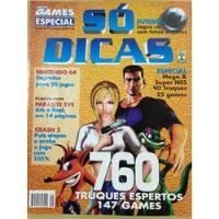 Pl564 Revista Ação Games Especial Só Dicas Nº9 1998 Mega Dri comprar usado  Brasil 