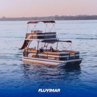 Pontoon Modelo F Boat 9500 Duplo Deck (catamarã) Fluvimar , usado comprar usado  Brasil 
