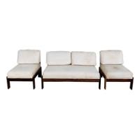 Antigo Conjunto Sofa E Poltronas Jacaranda Design Anos 60 comprar usado  Brasil 