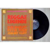 Lp Reggae Legends - Bob Marley - Peter Tosh - Jimmy Cliff comprar usado  Brasil 