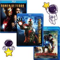 Blu Ray Marvel  Homem De Ferro 1 , 2 E 3  Trilogia Original comprar usado  Brasil 