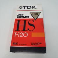 Fita Vhs Tdk Hs T-120 High Standard - C0022 comprar usado  Brasil 