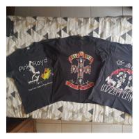 Kit 3 Camisetas De Bandas De Rock - Led, Gnr E P Floyd comprar usado  Brasil 