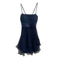 Usado, Vestido De Festa Curto Azul Marinho - Tam P comprar usado  Brasil 
