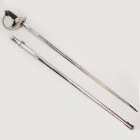 Usado, Espada Antiga Eberle Bainha Metal Cromado Lâmina Decorada comprar usado  Brasil 