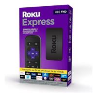 Express Streaming Player Full Hd Hdmi Usb Com Controle Roku comprar usado  Brasil 