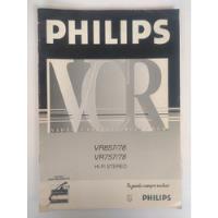 Revista `philips Manual Vídeo Cassette Recorder 5009 comprar usado  Brasil 