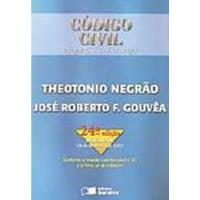 Livro Código Civil E Legislação Civil Em Vigor - Theotonio Negrão [2005] comprar usado  Brasil 