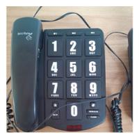 Telefone Fixo Intelbras Tok Fácil Preto Números Grandes , usado comprar usado  Brasil 
