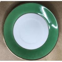 Pratinho Pires Porcelana Maua Verde Branco Antigo Prato comprar usado  Brasil 