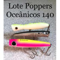 Lote Com 3 Iscas Poppers Oceânicas De 14cm comprar usado  Brasil 