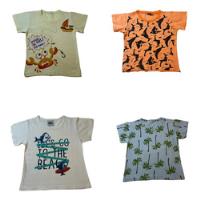 Usado, Kit Camisetas Estampas Diversas Menino 1-2 Anos Usadinhas comprar usado  Brasil 