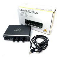 Usado, Interface De Áudio Usb U-phoria Umc22 Behringer Profissional comprar usado  Brasil 