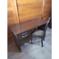 Escrivaninha, Duas Gavetas, Tampo De Vidro, E Uma Cadeira , usado comprar usado  Brasil 