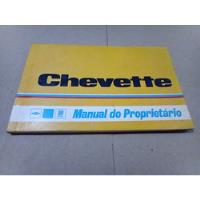 Manual Proprietário Chevrolet Chevette Ano 79 1979 Original  comprar usado  Brasil 