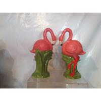 L5 34 Oschw  Estatuetas Par Flamingos Cerâmica 28 Cm comprar usado  Brasil 