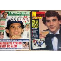 Lote Ayrton Senna Revista Jornais Calendário 1997 Antigo comprar usado  Brasil 