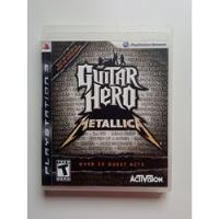 Jogo Guitar Hero Metallica Ps3 Original Mídia Física Seminov comprar usado  Brasil 