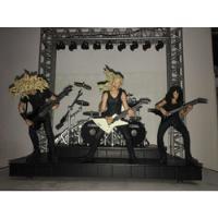 Bonecos Banda Metallica Com Palco E Instrumentos (raridade) comprar usado  Brasil 