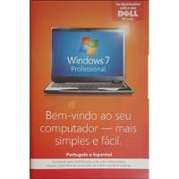 Dvd - Windows 7 - Professional - Original - Dell comprar usado  Brasil 